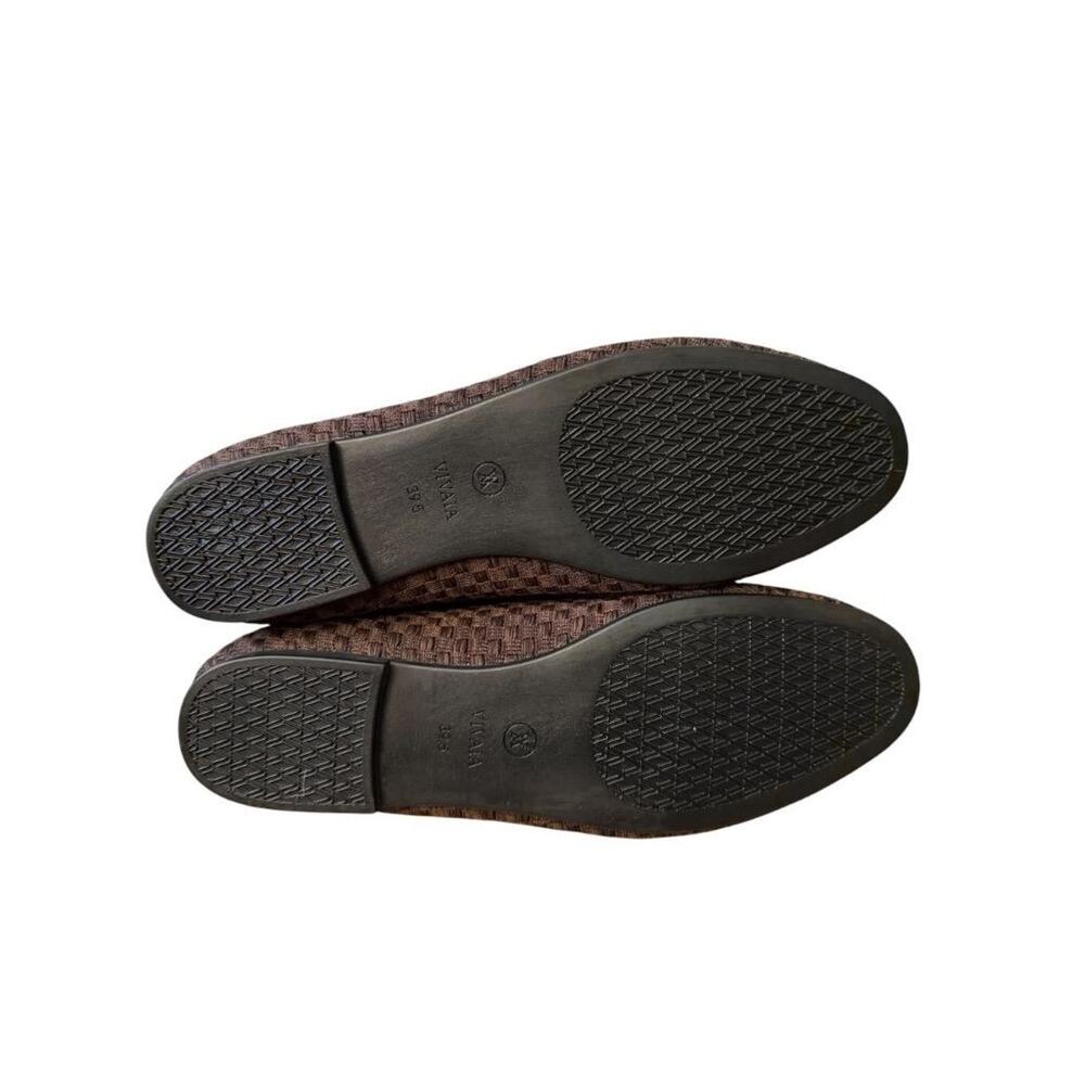 Vivaia Audrey Round Toe Brown Flat Women size 39.5 US 8.5 - Picture 6 of 6